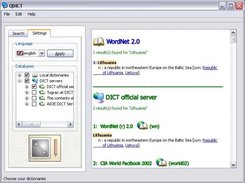 Settings tab