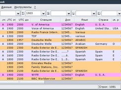 Main program window, russian translation.