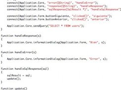 Sample client source code