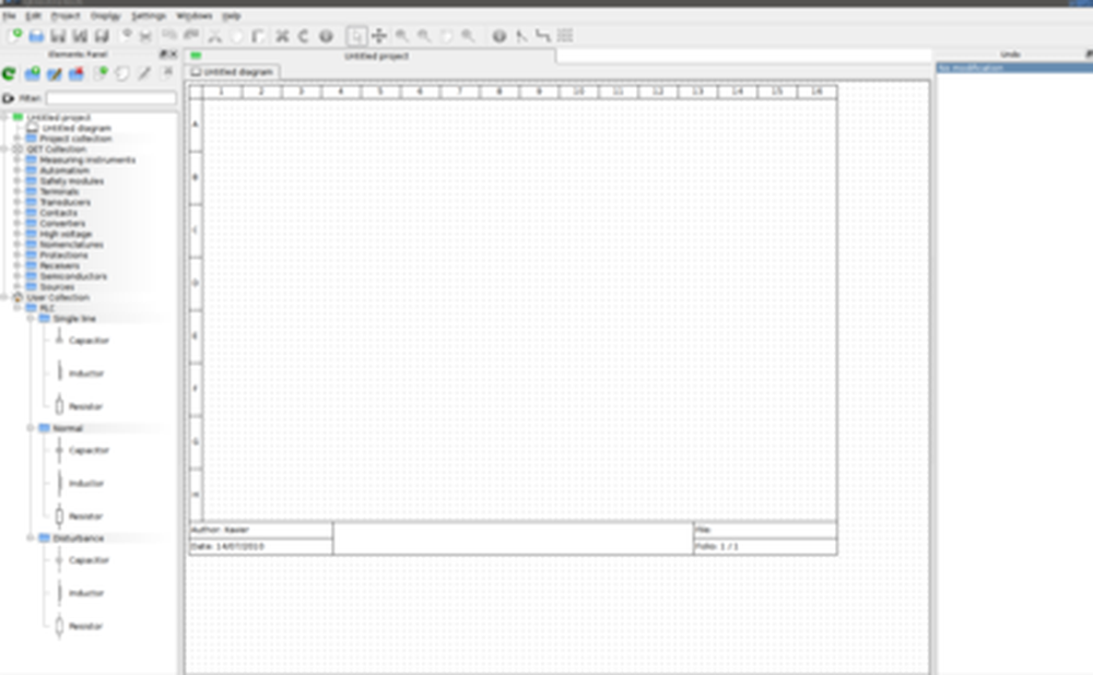 QElectroTech Screenshot 1