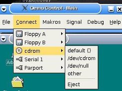 3 MainWindow, Connect Menu, old Perl version(current stable)