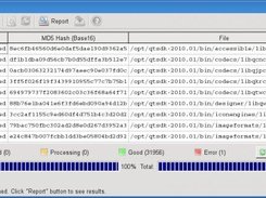 Hash calculation in progress