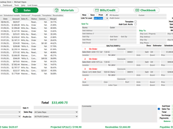 Job Costing Screen