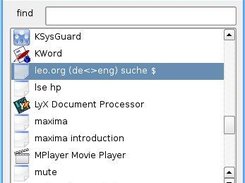 The Keylink main window showing some entries.