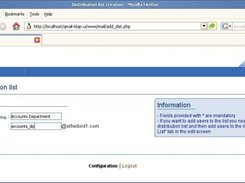 Qmail-ldap-UI : Create Distribution List