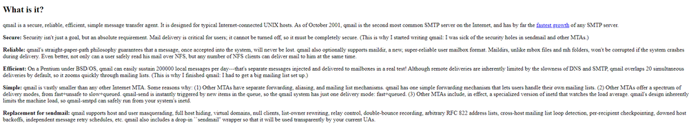 qmail Screenshot 1