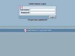 Login Screen for QmailLdapAdmin