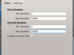 Addition Settings