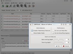 Setting advanced options (Linux)
