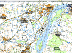 Raster map + Google road