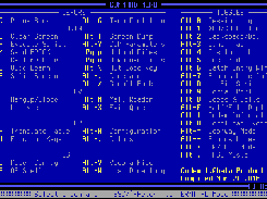 Terminal mode menu