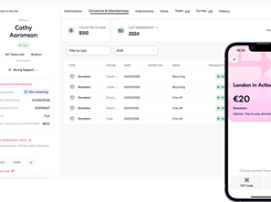 Fundraising: Collect donations and memberships from the same place you mobilize and organize. With Tap-to-Pay, turn in-person engagement into immediate, secure donations with a simple QR code and mobile-first experience.
