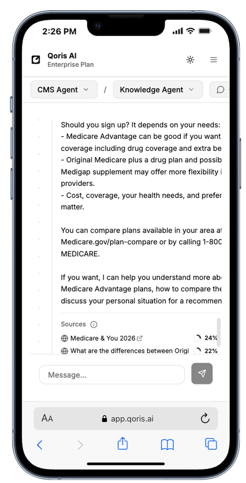 Knowledge AI Agent in Action