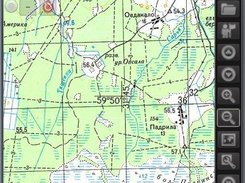Main window with open map