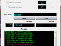 qpFractions Test interface