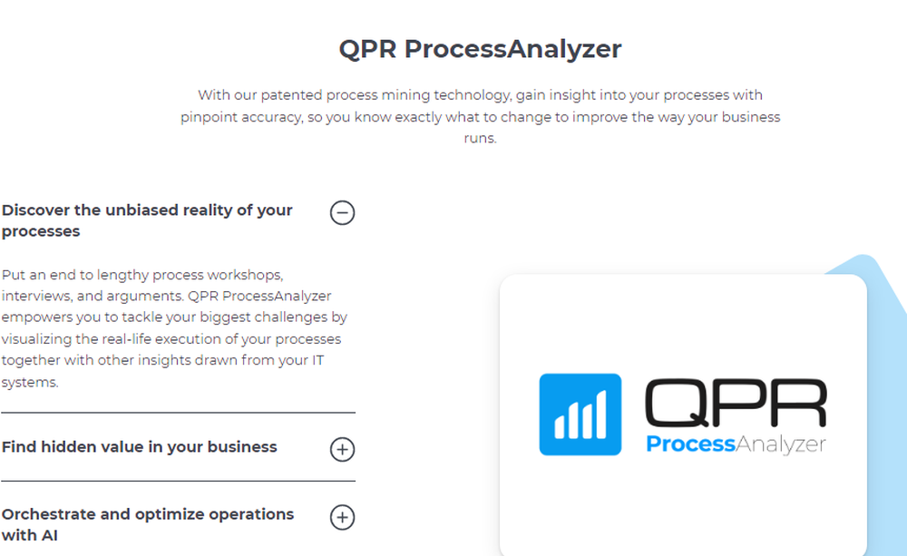 QPR ProcessAnalyzer Screenshot 1
