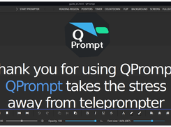 QPrompt teleprompter app