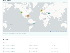 Geolocation data of each scan