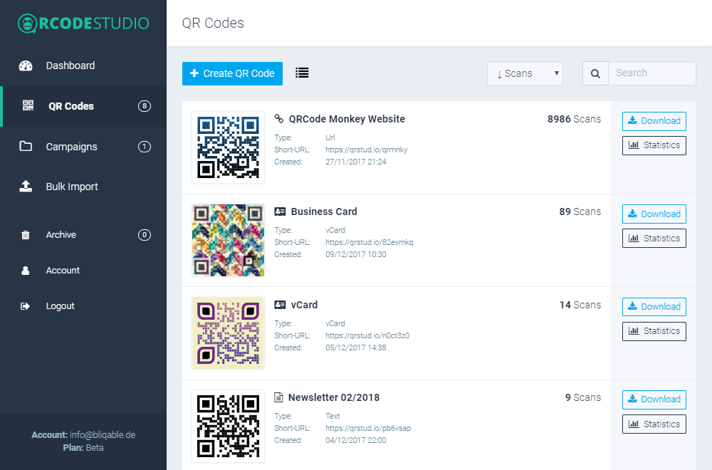 QRCode Studio Screenshot 1