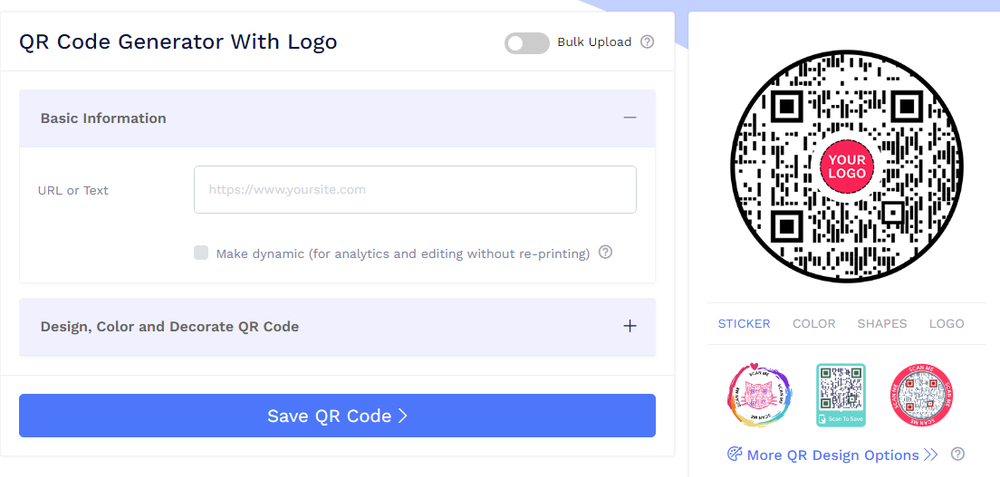 QRCodeChimp Screenshot 1