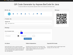 QR Code Generator by Aspose.BarCode Screenshot 1