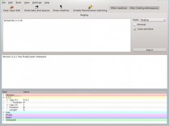 QRegExp-Editor v0.2.1 running on Linux
