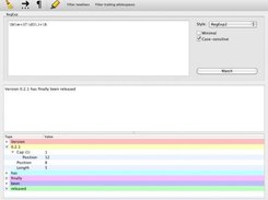 QRegExp-Editor v0.2.1 running on Mac OSX