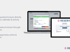 Send invoices or quotes quickly & easily right from QReserve with the ability to collect payment online & in-person for an even more seamless process