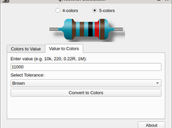 QResistorCalculator Screenshot 4