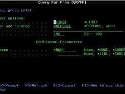 qryff command - 2nd screen