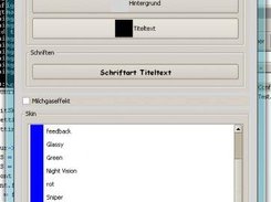 How a config dialog could look like.