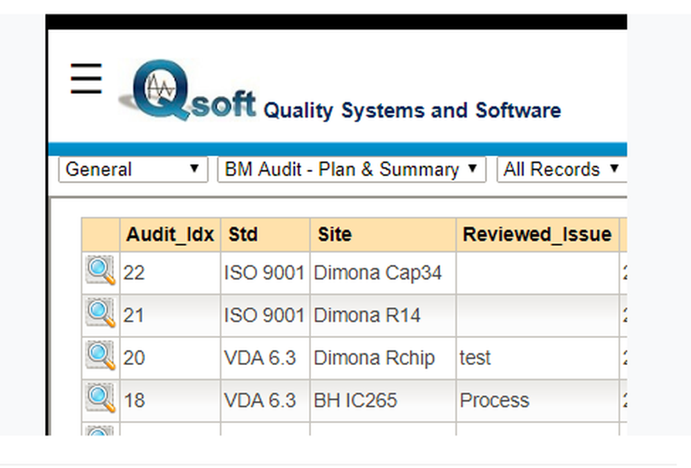 Qsoft Aircraft Maintenance Management Screenshot 1