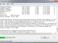 QSpeedTest running on Windows 7
