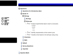 Easily manage your questions