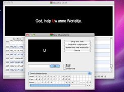 QSubRip in action in Mac OSX (Snow Leopard)