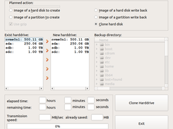 Clone harddrive