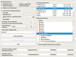 Partition save