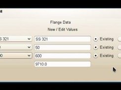 Flange data editor