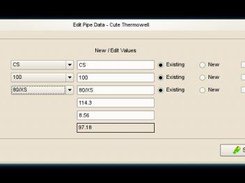 Pipe data editor