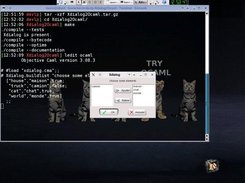 Xdialog running from an ocaml Code.