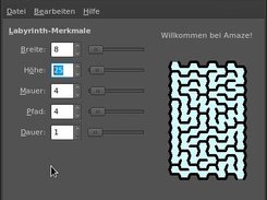 small hexagon maze, with hidden path, and custom colors