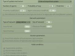 Configuration tab of QTASEP.