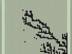 Correlated TASEP in 2D and formation of "trees"