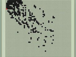 Dissoving circle cluster using coordinated TASEP in 2D