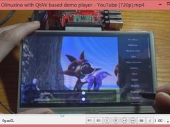 QtAV based qmlvideofx on OLinuxino+cedar hardware decoding