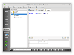 Execute query