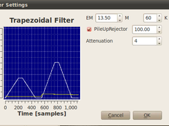 Trapezoid filter settings