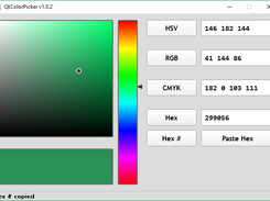 QtColorPicker - Main