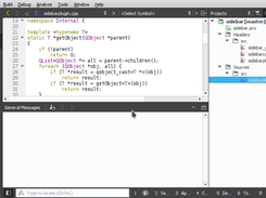 Sidebar on the right side