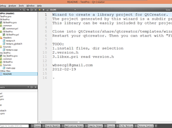 QtCreatorWizard Screenshot 1